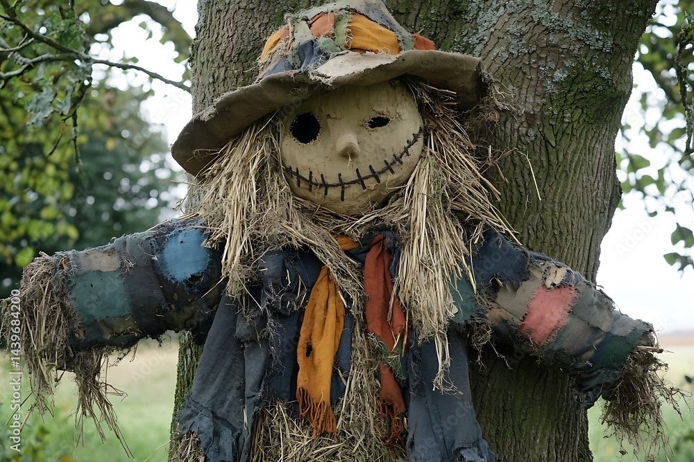 Obraz premium scarecrow in the garden