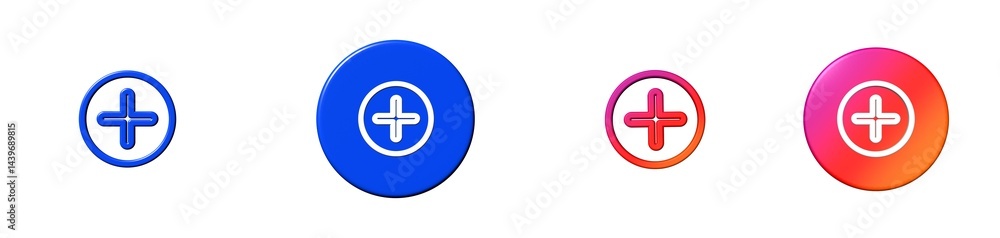 add button ecommerce 3D icon add button ecommerce 3D icon