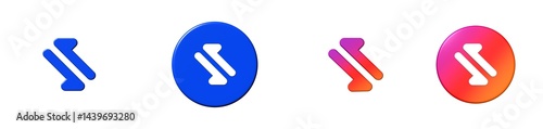 Foto arrow transfer diagonal interface essential 3D icon