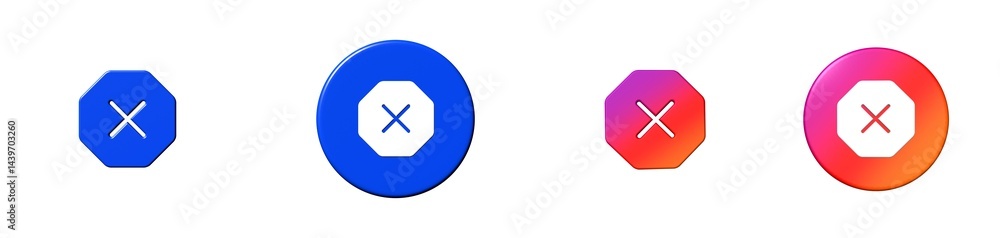 dangerous common actions 3D icon dangerous common actions 3D icon