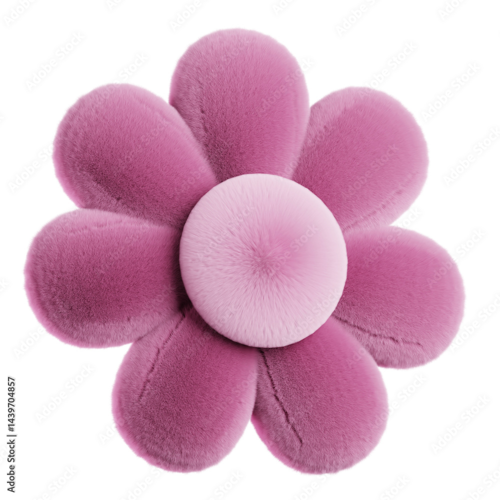 3D Abstract Fluffy Pink Flower 3D Abstract Fluffy Pink Flower