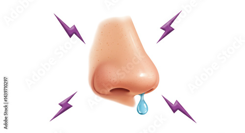 Isolated Runny Nose