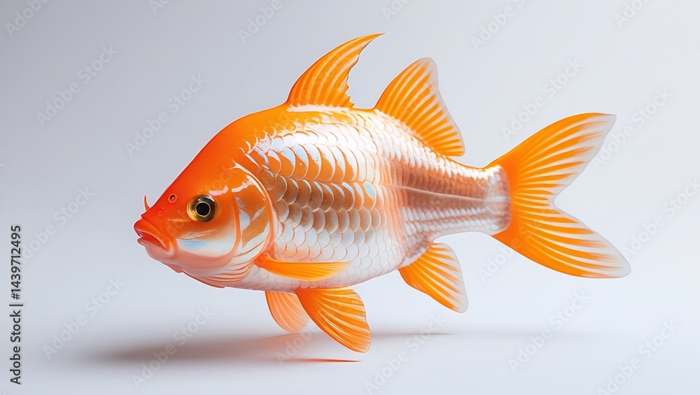 goldfish on white background goldfish on white background