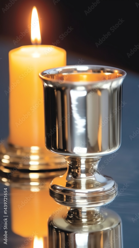 Candlelight on Glossy Surface Candlelight on Glossy Surface