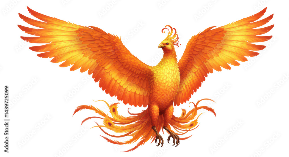 Fototapeta premium Isolated Phoenix