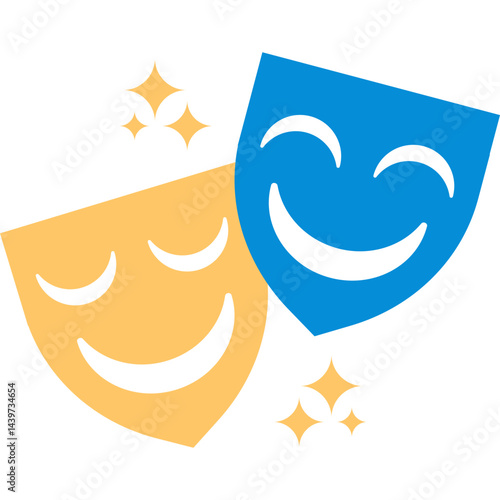 Comedy Mask Element