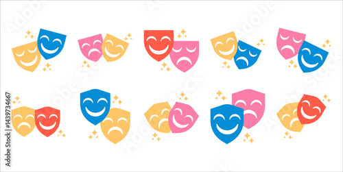 Comedy Mask Element
