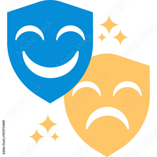 Comedy Mask Element
