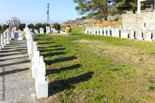 Obraz na płótnie Ruins at archaeological area of Philippi, Greece w salonie