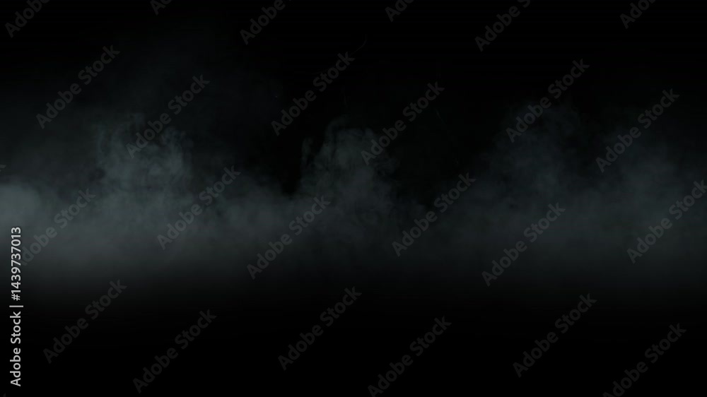 Super Slow Motion Shot of Atmospheric Smoke Slowly Floating on Black Background at 1000fps. Super Slow Motion Shot of Atmospheric Smoke Slowly Floating on Black Background at 1000fps.