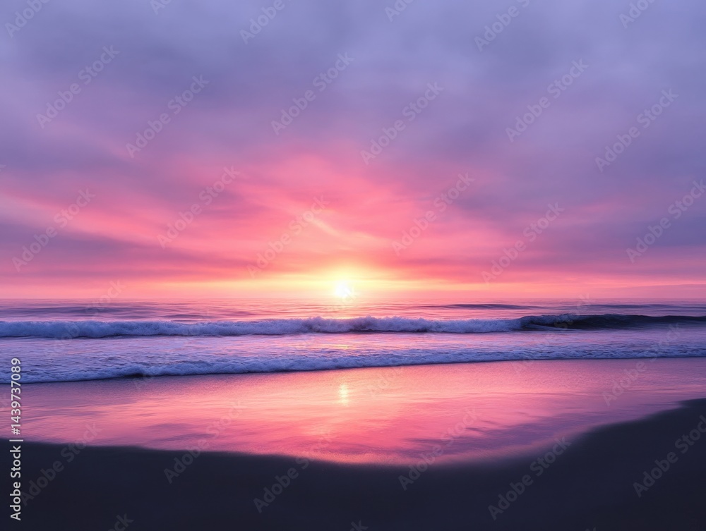 Sunset over the sea Sunset over the sea