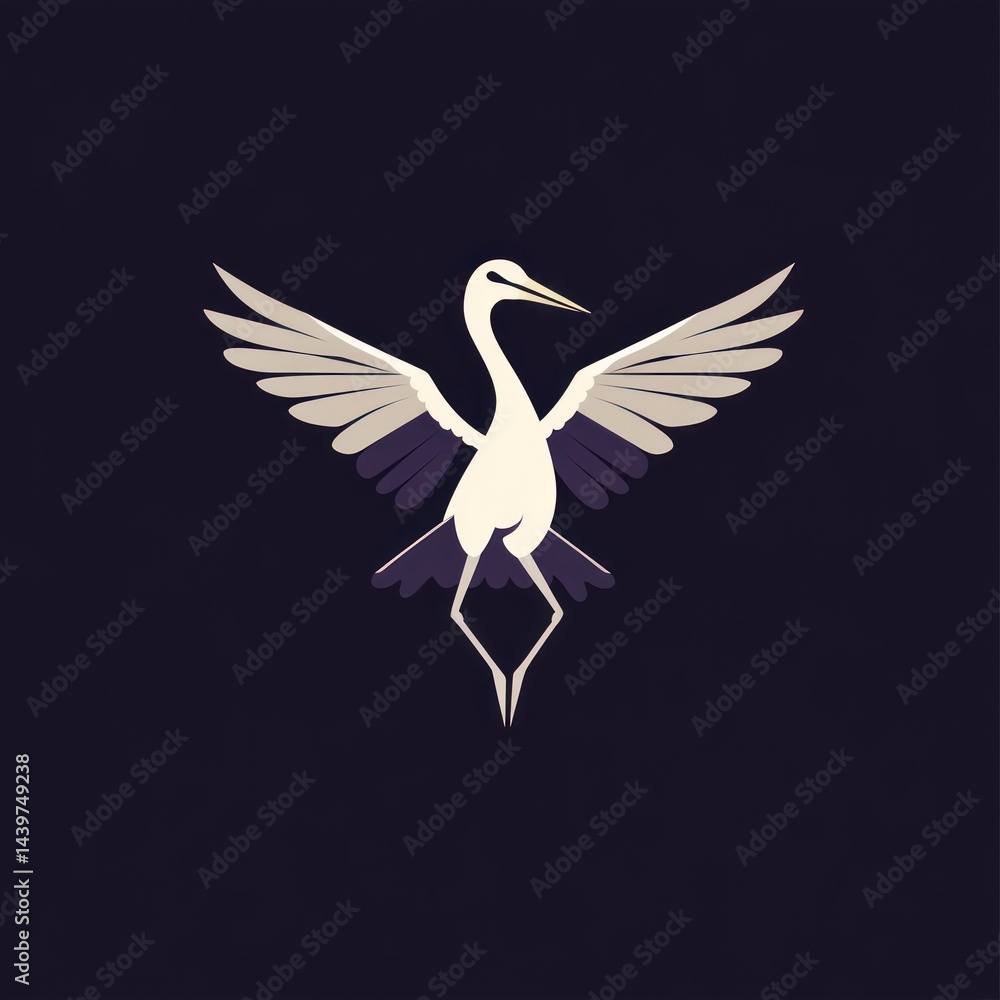 Obraz premium Majestic Crane