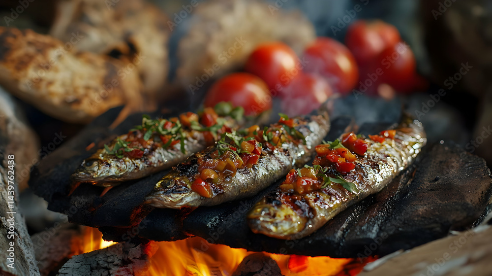 Grilled Sardines with Tomato and Herb Relish: A Delicious Summer BBQ Recipe Grilled Sardines with Tomato and Herb Relish: A Delicious Summer BBQ Recipe