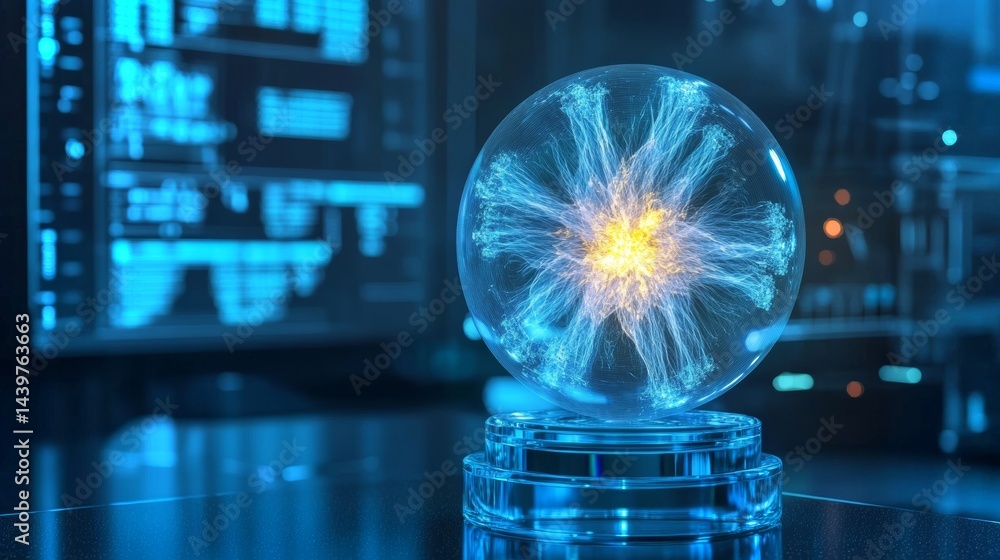 Visualization of atomic collision in a modern science lab using holographic technology