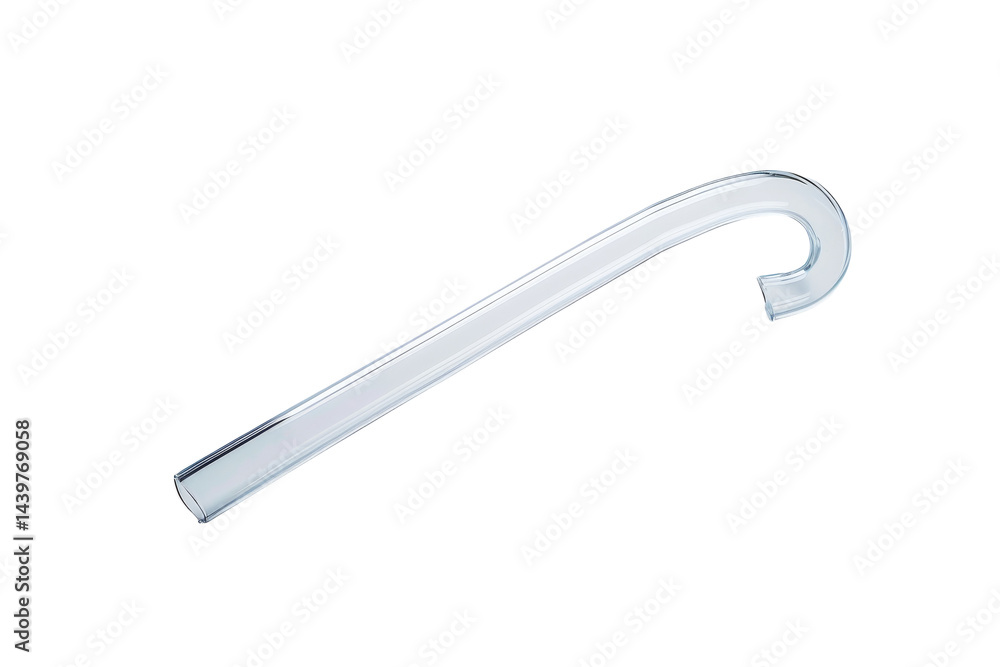 Fototapeta premium Sustainable Drinking Straw Isolated On White Background