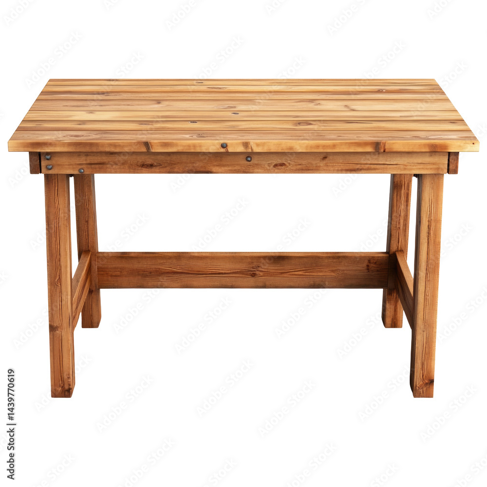 Rustic Wooden Dining Table for Cozy Gatherings in Home Settings on transparent background Rustic Wooden Dining Table for Cozy Gatherings in Home Settings on transparent background