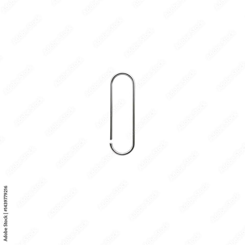 Simple Metal Paperclip Simple Metal Paperclip