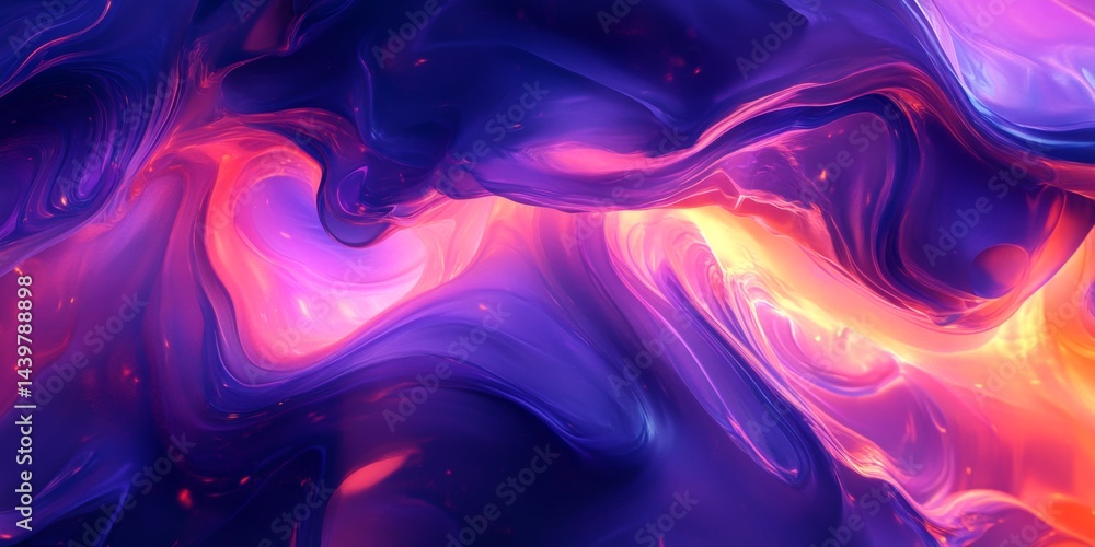 Obraz premium Abstract Liquid Art Background