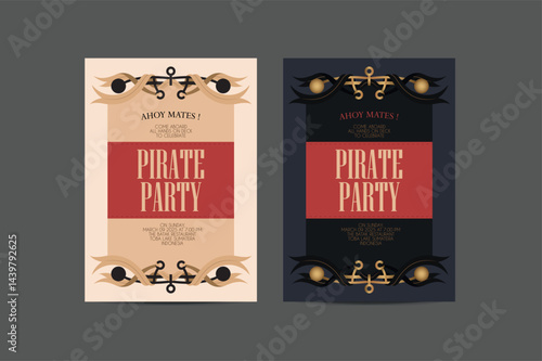 Pirate Party Invitation Template