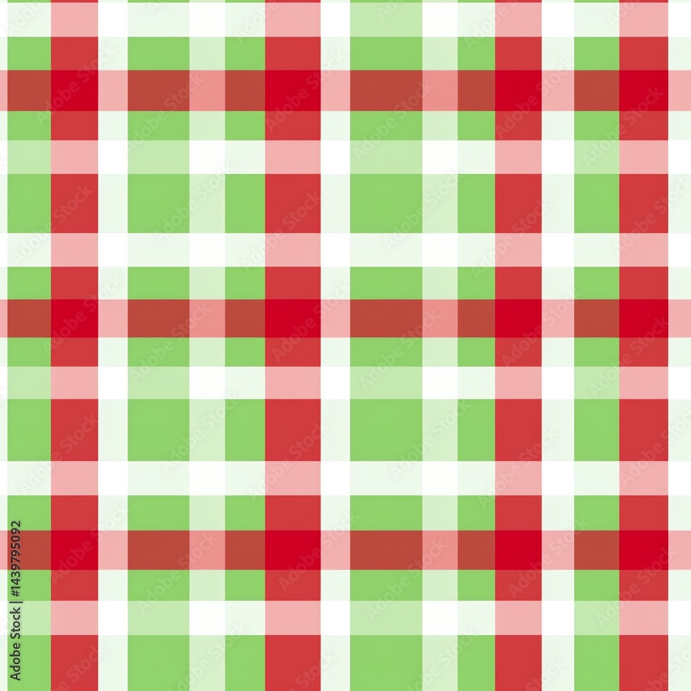 Classic Red and Green Plaid A Festive Checkered Design Classic Red and Green Plaid A Festive Checkered Design