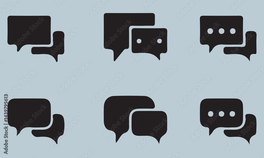 black and white speech bubbles black and white speech bubbles