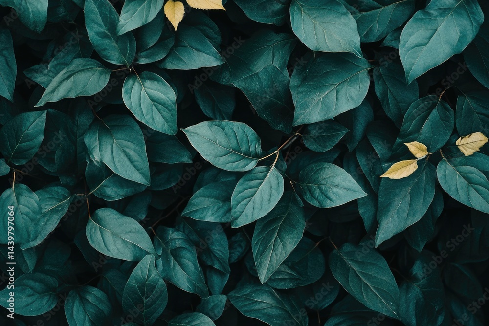 Lush green leaves Lush green leaves