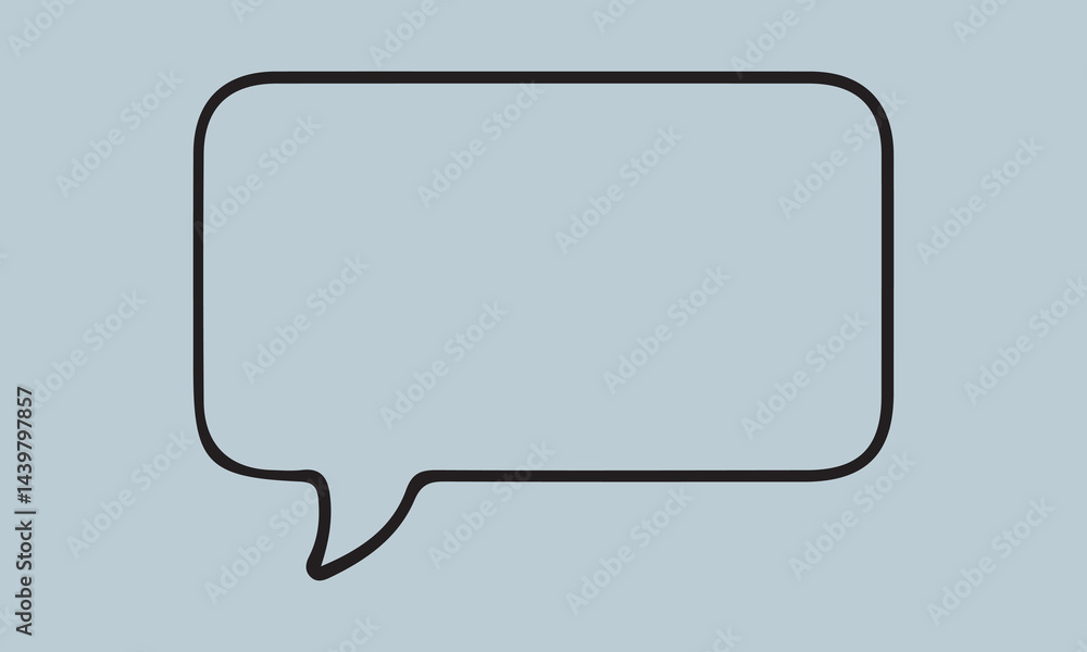 speech bubble with blank paper speech bubble with blank paper