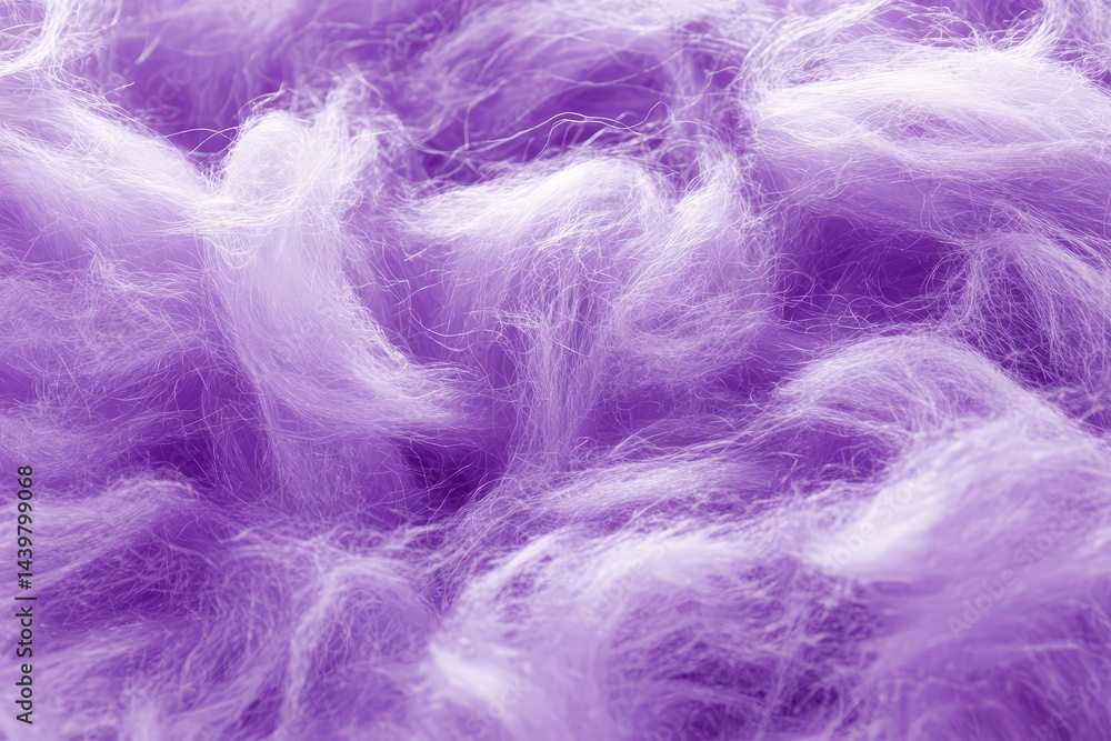 Close-up view of fluffy, vibrant purple fabric texture. Close-up view of fluffy, vibrant purple fabric texture.
