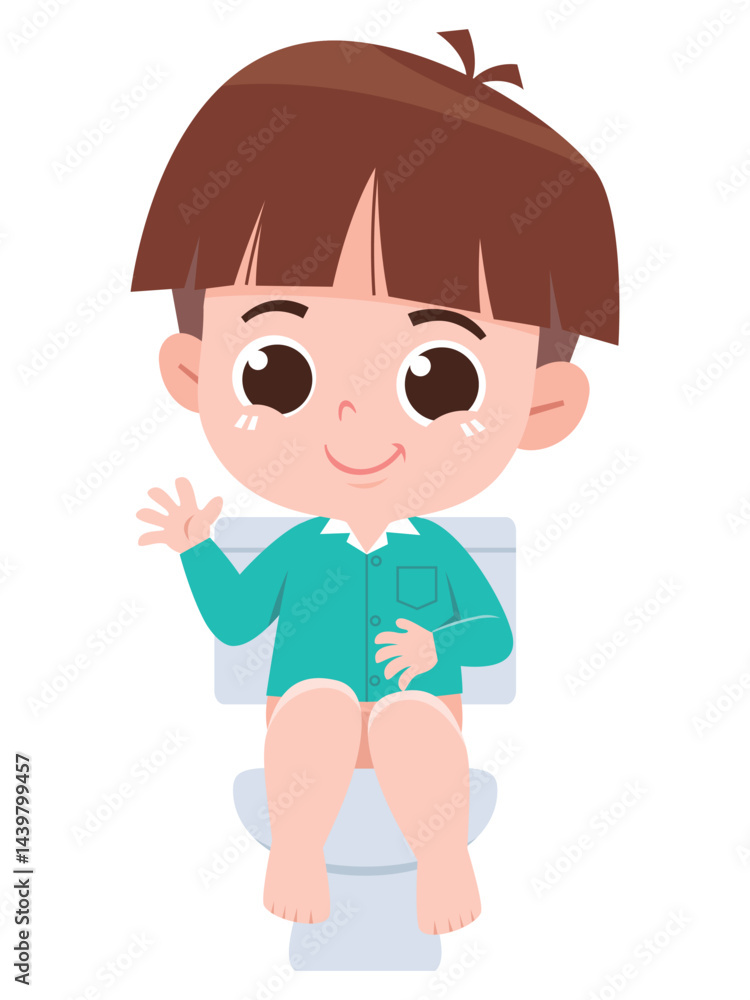 Cartoon Boy Using Toilet
Cartoon Boy Using Toilet