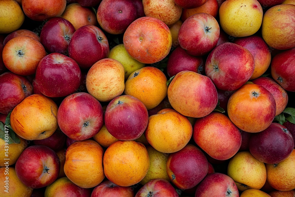 Fresh apples in a pile Fresh apples in a pile