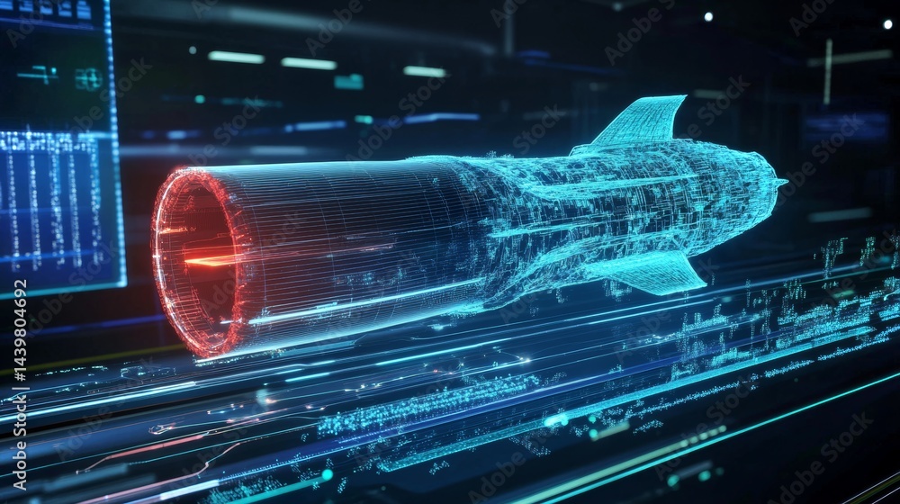 Exploring holographic pressure field analysis in advanced missile technology and its applications