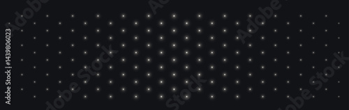 Abstract black and white geometric background. Dotted pattern with gradation. Separate layers with the ability to edit. Halftone dotted retro simple pattern. Vector illustration.