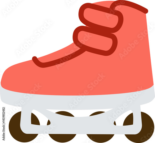 Roller Skate Cartoon Style