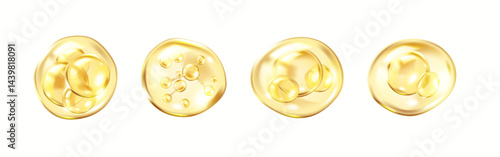 realism--collagen-molecules-inside-bubble