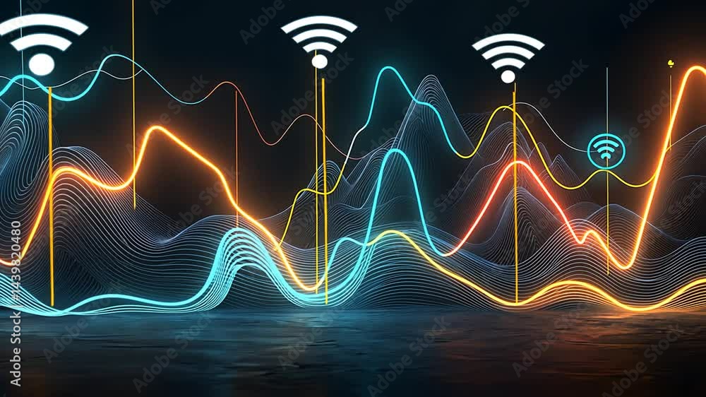 custom made wallpaper toronto digitalNetwork data visualization