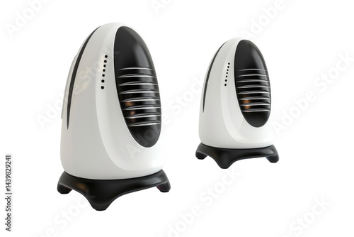 Ultrasonic Pest Repellers: Effectiveness and Usage Isolated On White Background