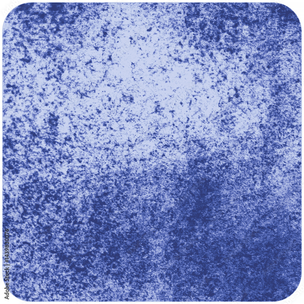 blue tile with rounded corners made of stained canvas blue tile with rounded corners made of stained canvas