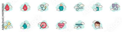 Set of Medical Services icons