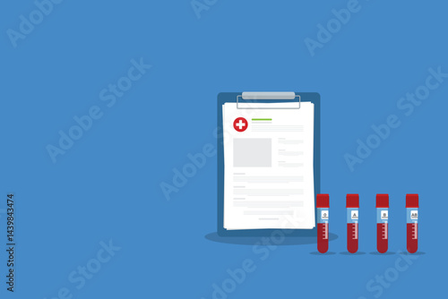 Blood medical test tubes icon. Blood donation concept