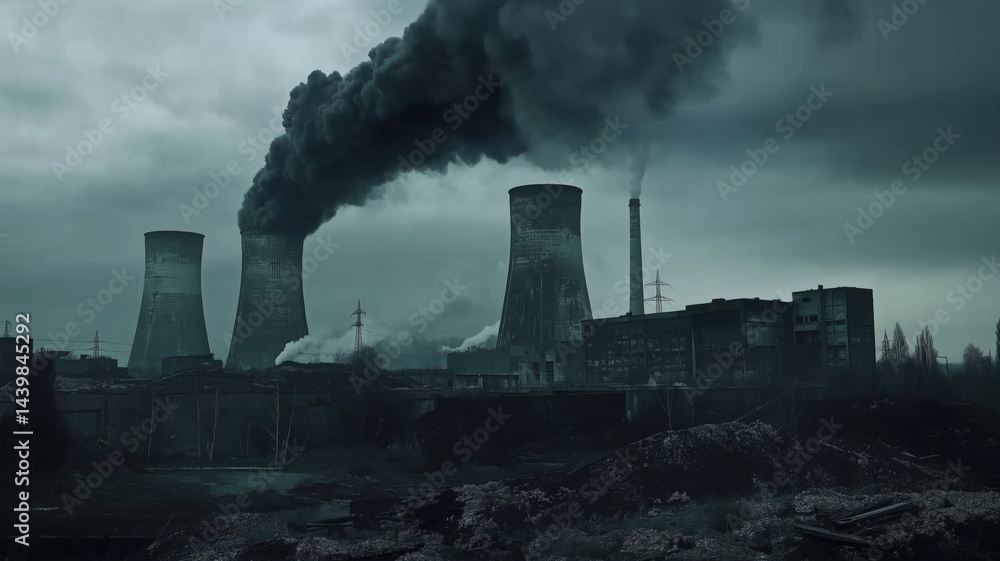Pollution from industrial factories reveals serious air quality issues in urban environments