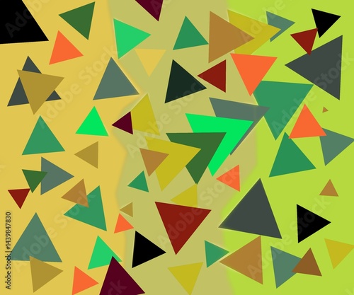seamless geometric pattern with triangles
