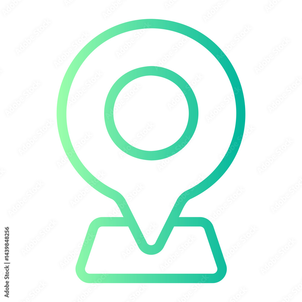 pin gradient icon pin gradient icon