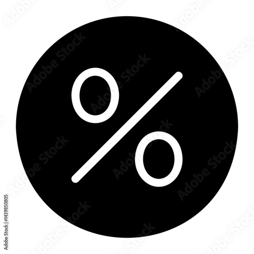 discount glyph icon