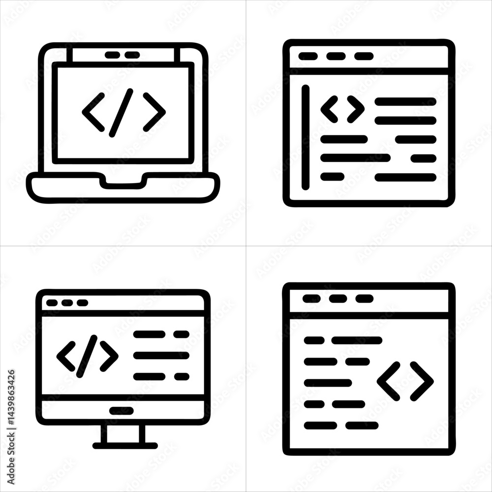 programming icon set
programming icon set
