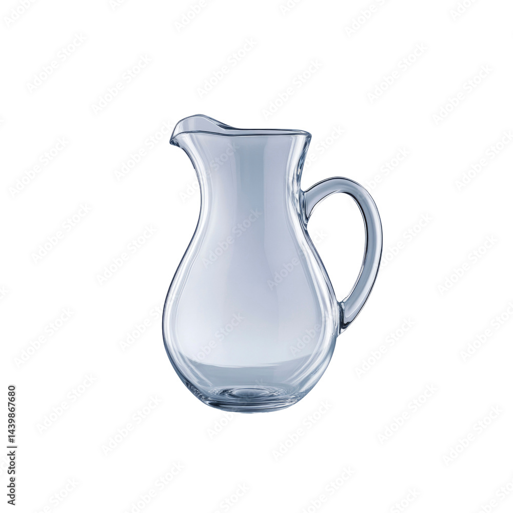 Elegant Clear Glass Water Pitcher, Perfect for Serving Beverages Elegant Clear Glass Water Pitcher, Perfect for Serving Beverages