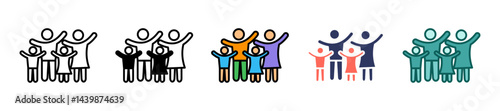 Family multiple icon