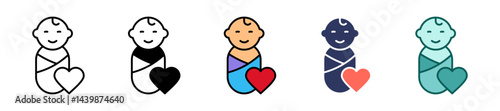 Baby multiple icon