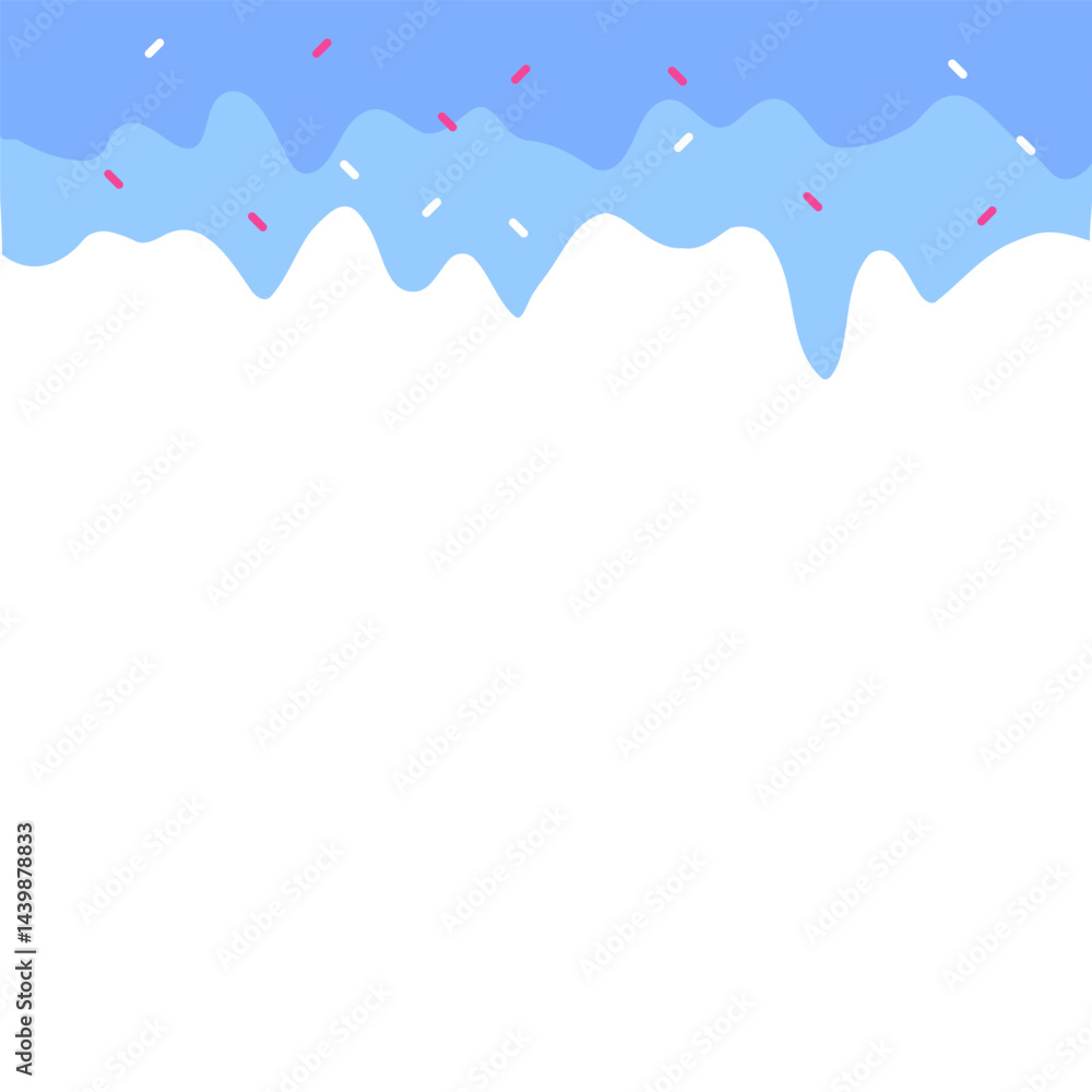 Obraz premium Melting Ice Cream Header