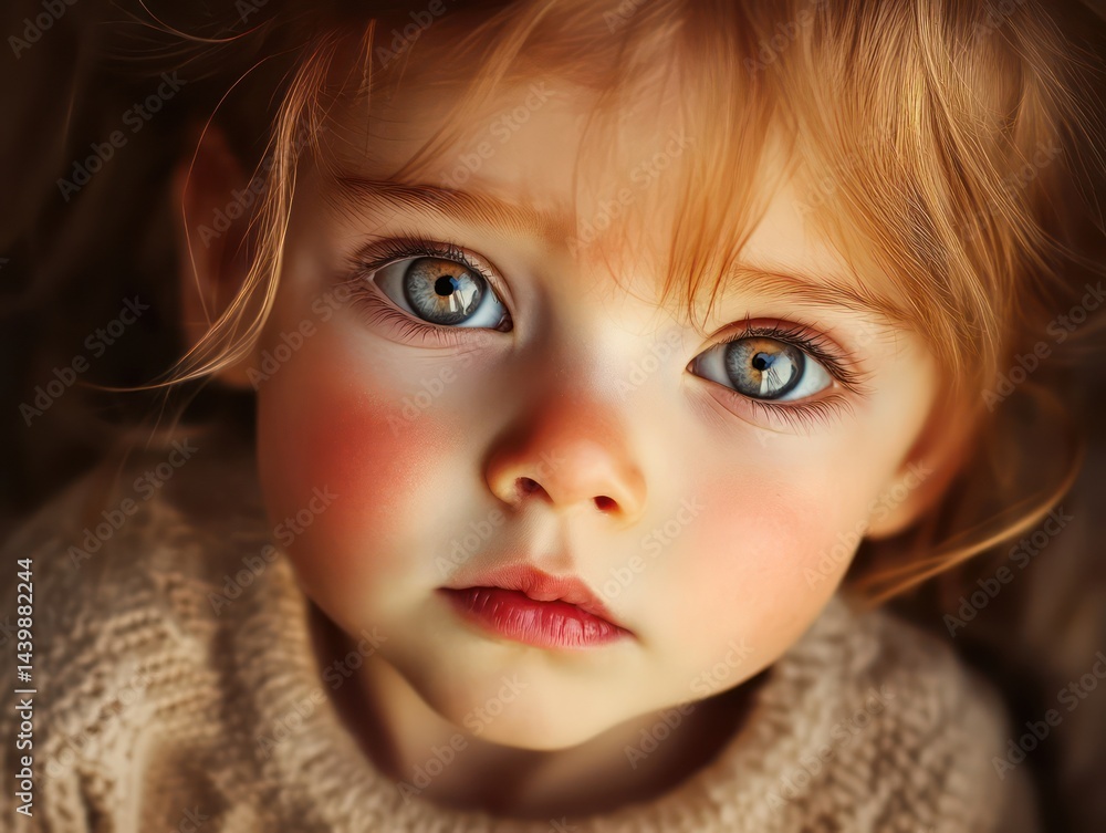 Portrait of a young child Portrait of a young child