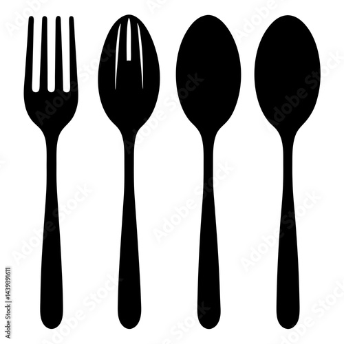 fork spoon and knife